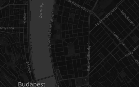 black map style preview: Near-black monochrome, grey streets, street names only, no POI icons.